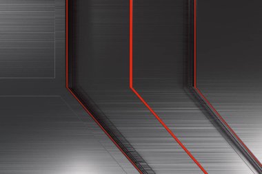 Fütüristik teknolojik veya endüstriyel arka plan Bod yapılan