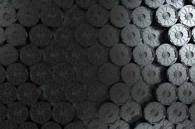 Parlak çizgili koyu fütüristik teknolojik arka plan