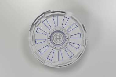 Parlak çizgili beyaz fütüristik teknolojik arka plan