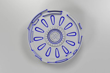 Parlak çizgili beyaz fütüristik teknolojik arka plan