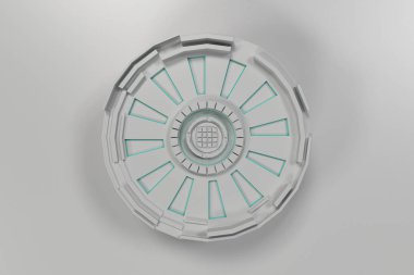 Parlak çizgili beyaz fütüristik teknolojik arka plan