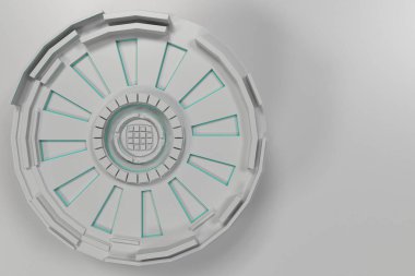 Parlak çizgili beyaz fütüristik teknolojik arka plan