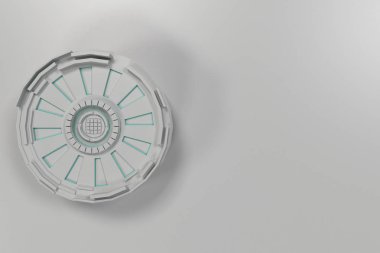 Parlak çizgili beyaz fütüristik teknolojik arka plan