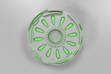 Parlak çizgili beyaz fütüristik teknolojik arka plan