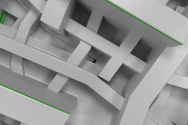 Parlak çizgili beyaz fütüristik teknolojik arka plan