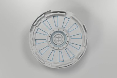 Parlak çizgili beyaz fütüristik teknolojik arka plan