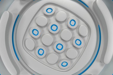 Parlak çizgili beyaz fütüristik teknolojik arka plan