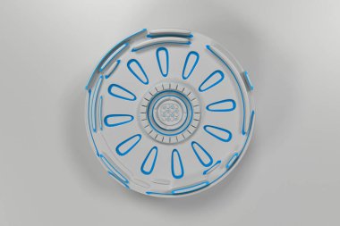 Parlak çizgili beyaz fütüristik teknolojik arka plan