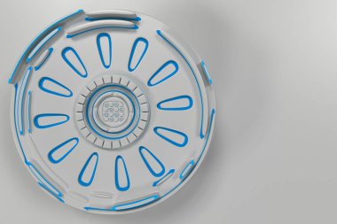 Parlak çizgili beyaz fütüristik teknolojik arka plan