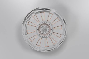 Parlak çizgili beyaz fütüristik teknolojik arka plan