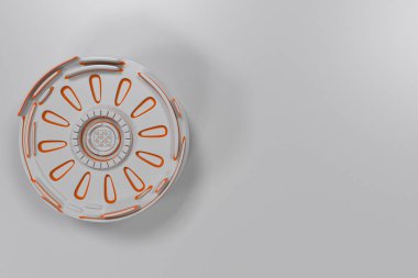 Parlak çizgili beyaz fütüristik teknolojik arka plan