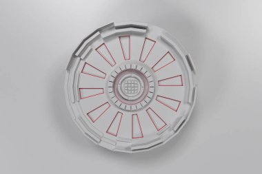 Parlak çizgili beyaz fütüristik teknolojik arka plan