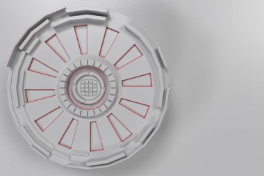 Parlak çizgili beyaz fütüristik teknolojik arka plan