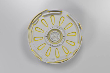 Parlak çizgili beyaz fütüristik teknolojik arka plan