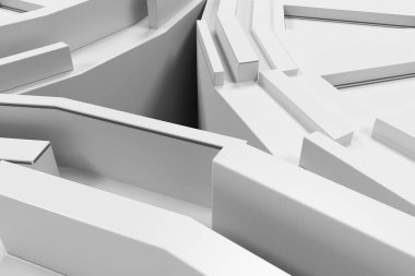 Parlak çizgili beyaz fütüristik teknolojik arka plan