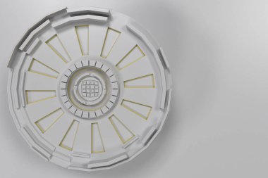 Parlak çizgili beyaz fütüristik teknolojik arka plan