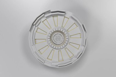 Parlak çizgili beyaz fütüristik teknolojik arka plan