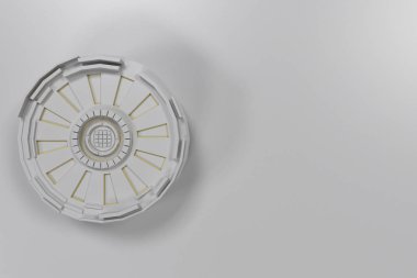 Parlak çizgili beyaz fütüristik teknolojik arka plan