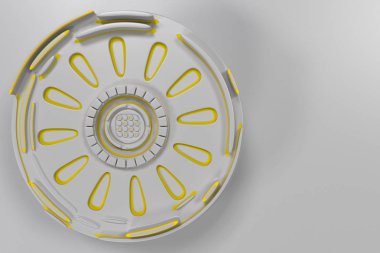 Parlak çizgili beyaz fütüristik teknolojik arka plan