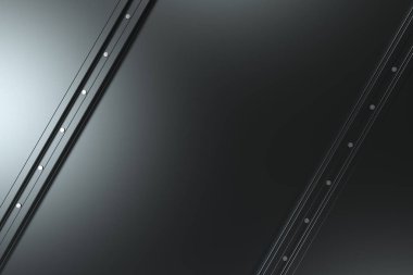 Dikdörtgen metal plaka doku perçin ile