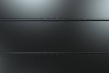 Dikdörtgen metal plaka doku perçin ile