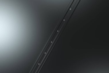 Dikdörtgen metal plaka doku perçin ile