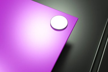 Siyah zemin üzerine dikdörtgen renkli plaka perçin