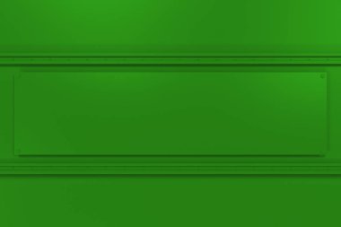 Dikdörtgen renkli plaka doku perçin ile