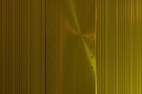 Placa de metal escovado retangular com rebites em bac de metal escovado — Fotografia de Stock