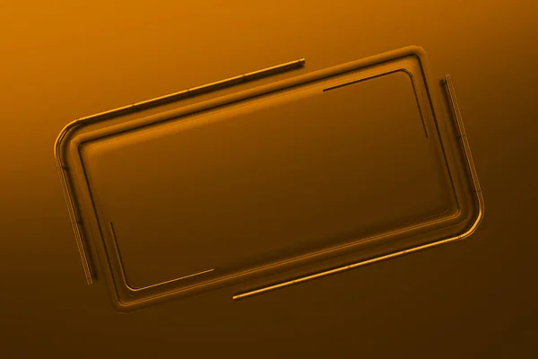 Téglalap alakú csiszolt fém lemez csövek sarokkal — Stock Fotó