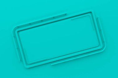 Tüpler köşesinden plakalı renkli dikdörtgen