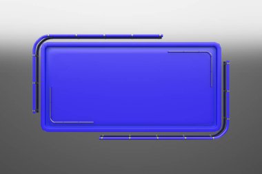 Tüpler köşesinden plakalı renkli dikdörtgen