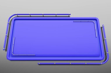 Tüpler köşesinden plakalı renkli dikdörtgen