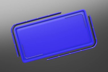 Tüpler köşesinden plakalı renkli dikdörtgen