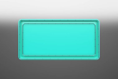 Tüpler köşesinden plakalı renkli dikdörtgen