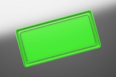 Tüpler köşesinden plakalı renkli dikdörtgen