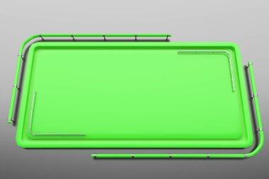 Tüpler köşesinden plakalı renkli dikdörtgen