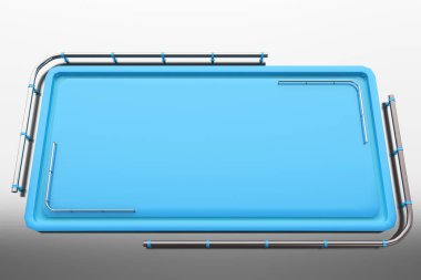 Tüpler köşesinden plakalı renkli dikdörtgen