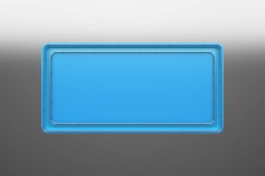 Tüpler köşesinden plakalı renkli dikdörtgen