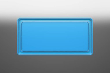 Tüpler köşesinden plakalı renkli dikdörtgen