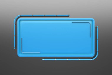 Tüpler köşesinden plakalı renkli dikdörtgen