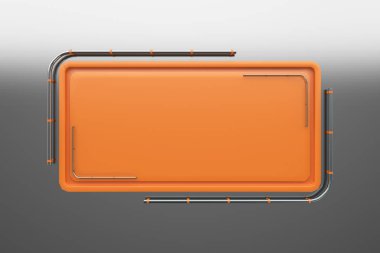 Tüpler köşesinden plakalı renkli dikdörtgen