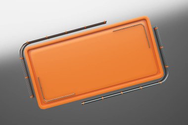 Tüpler köşesinden plakalı renkli dikdörtgen