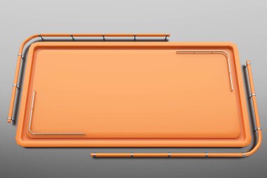 Tüpler köşesinden plakalı renkli dikdörtgen