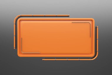 Tüpler köşesinden plakalı renkli dikdörtgen