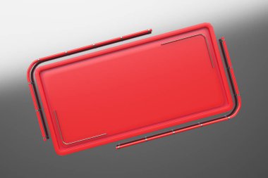 Tüpler köşesinden plakalı renkli dikdörtgen