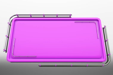 Tüpler köşesinden plakalı renkli dikdörtgen