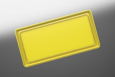 Tüpler köşesinden plakalı renkli dikdörtgen