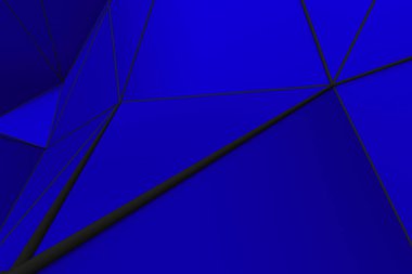 Renkli düşük Poli yerinden yüzeyi koyu bağlayan çizgiler ile