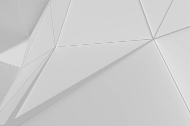 Parlak düşük Poli yerinden yüzeyi parlak bağlantı hatları ile